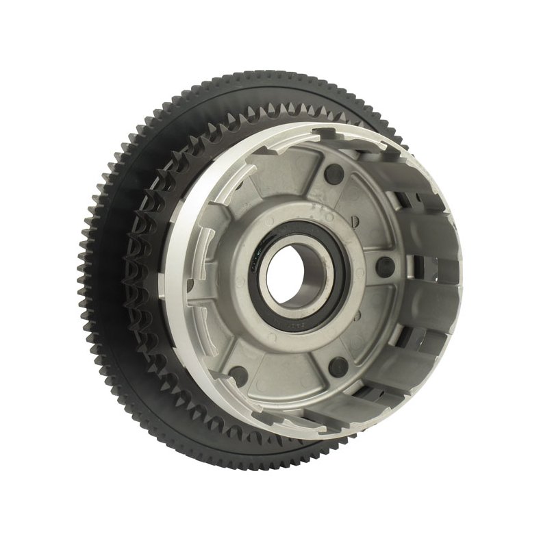 CLUTCH SHELL &amp; SPROCKET ASSY FITS 6-SPEED MODELS  Fits: > 06-10 DYNA; 07-10 SOFTAIL, TOURING