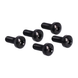 SCREWS4BIKES, BOLT KIT, BRAKE ROTOR DISCS FRONT (TITAN) Gloss black.  90-23 H-D models