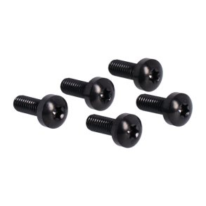 SCREWS4BIKES, BOLT KIT, BRAKE ROTOR DISCS FRONT (TITAN) Gloss black.  90-23 H-D models