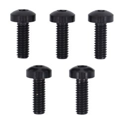SCREWS4BIKES, BOLT KIT, BRAKE ROTOR DISCS FRONT (TITAN) Gloss black.  90-23 H-D models