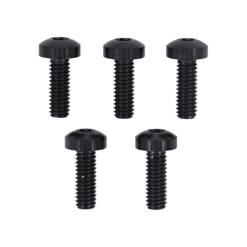 SCREWS4BIKES, BOLT KIT, BRAKE ROTOR DISCS FRONT (TITAN) Gloss black.  90-23 H-D models