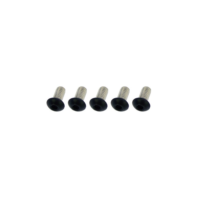 Screws4bikes, bolt kit, point cover/timer cover Matte black. Button head bolt kit. 99-17 Twin Cam