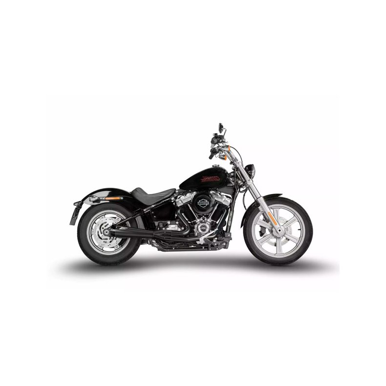 Zard, M8 Softail 2-1 Full kit exhaust system. Black Euro 4/5 homologated. 18-20 Softail