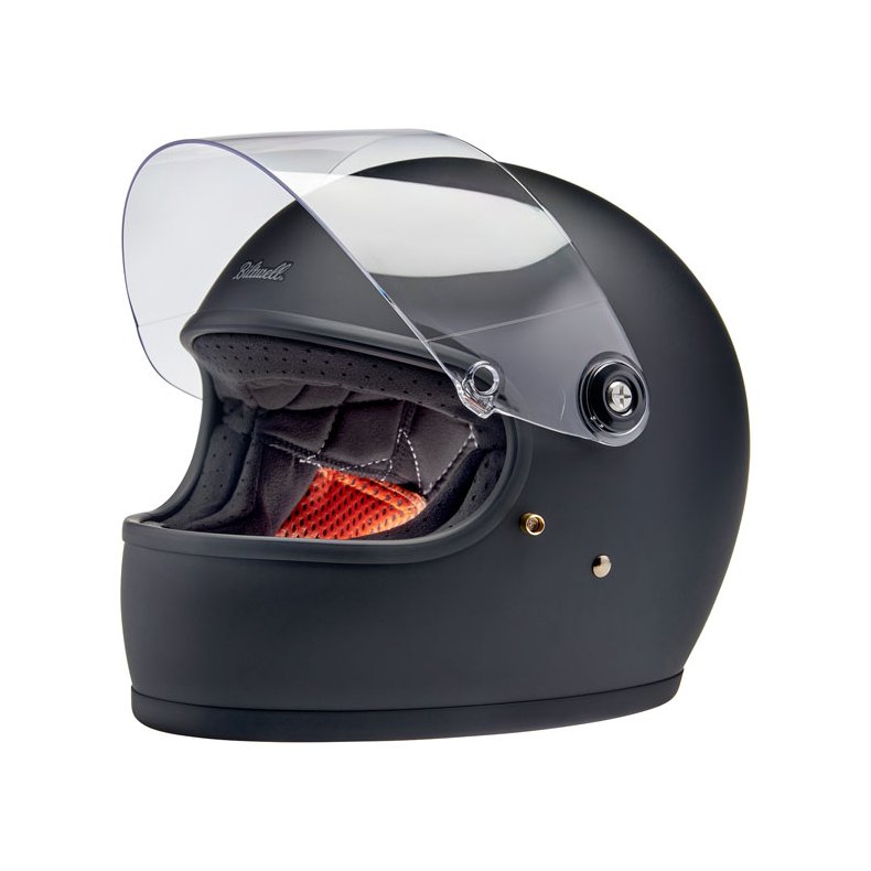 BILTWELL GRINGO S MAT SORT HJELM.