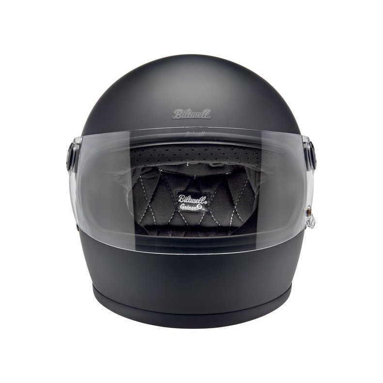 BILTWELL GRINGO S MAT SORT HJELM.