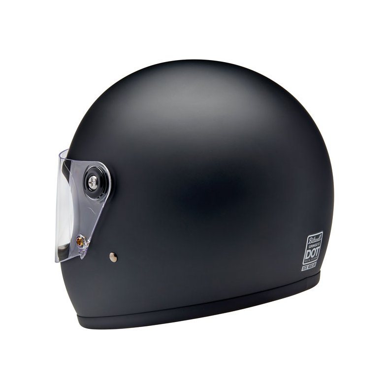 BILTWELL GRINGO S MAT SORT HJELM.