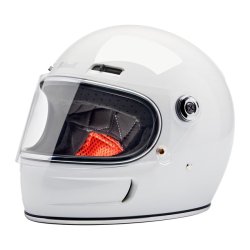 BILTWELL GRINGO SV HELMET GLOSS WHITE.