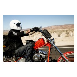 BILTWELL GRINGO SV HELMET GLOSS WHITE.