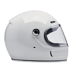 BILTWELL GRINGO SV HELMET GLOSS WHITE.