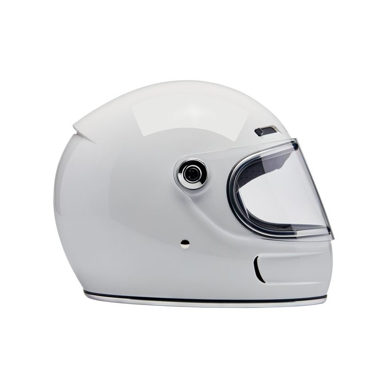 BILTWELL GRINGO SV HELMET GLOSS WHITE.