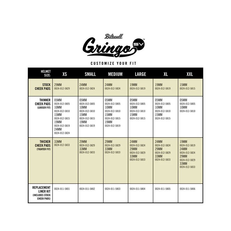 BILTWELL GRINGO SV HELMET MAT SORT