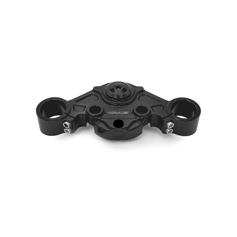 KRAUS, WOLF ONE GEN II BILLET BAGGER TOP CLAMP. BLACK