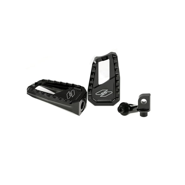 KRAUS, APEX EDGE FOOTPEG SET. BLACK 