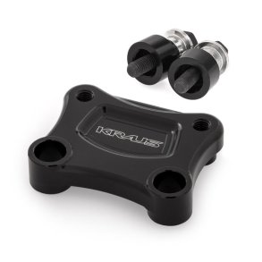 KRAUS, T-REX 63.5MM PULLBACK PLATE. BLACK, 18-25 M8 Softails