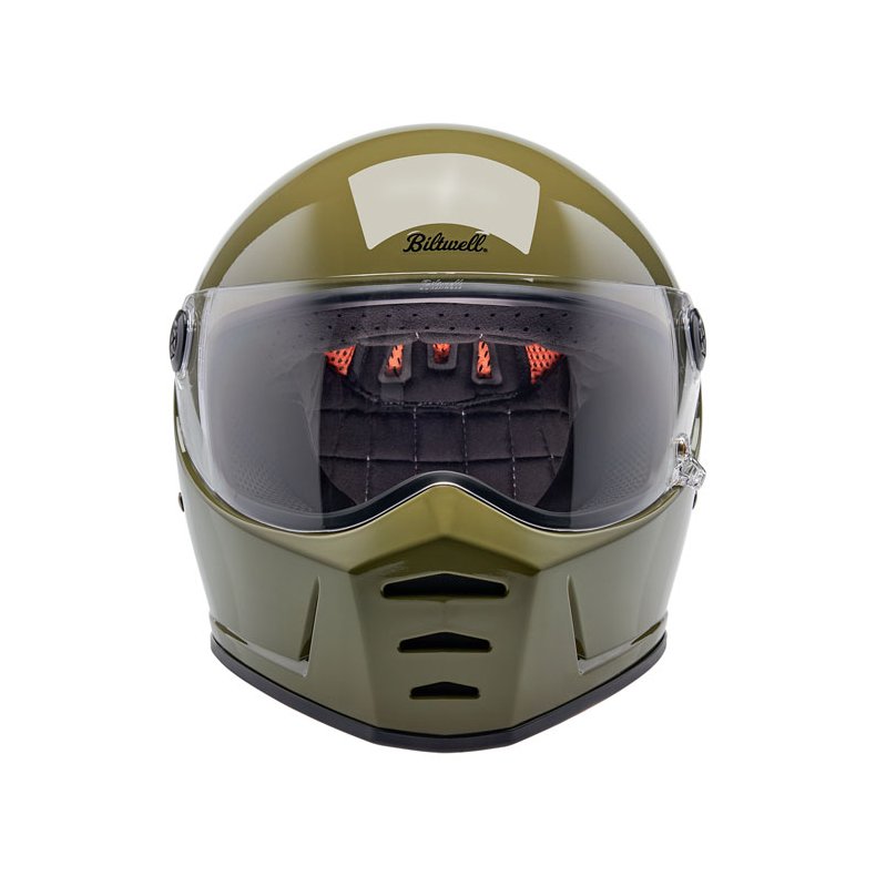 BILTWELL LANE SPLITTER HELMET OLIVE GREEN