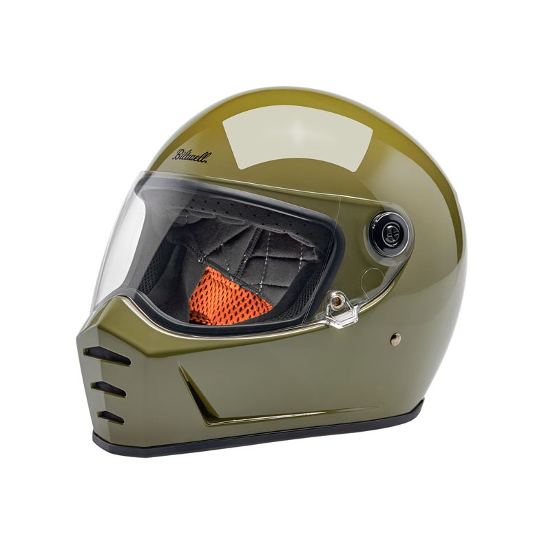 BILTWELL LANE SPLITTER HELMET OLIVE GREEN