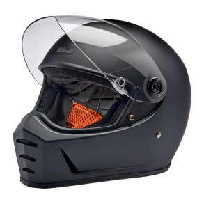 BILTWELL LANE SPLITTER HELMET FLAT BLACK