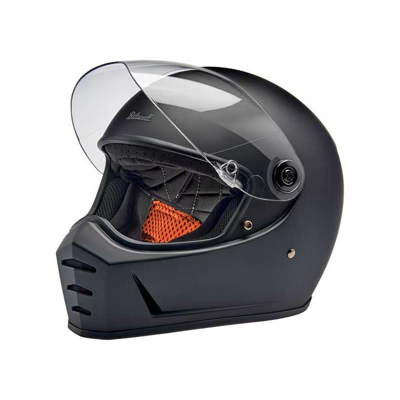 BILTWELL LANE SPLITTER HELMET FLAT BLACK