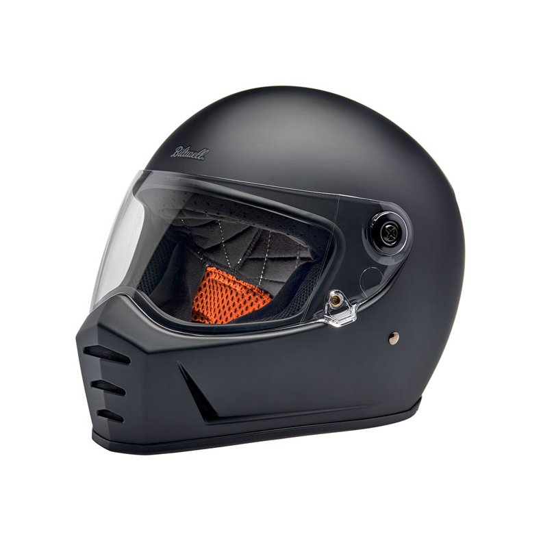 BILTWELL LANE SPLITTER HELMET FLAT BLACK