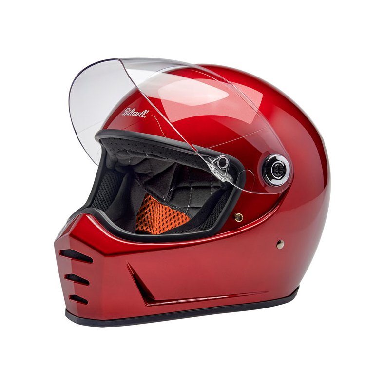 BILTWELL LANE SPLITTER HELMET CHERRY RED