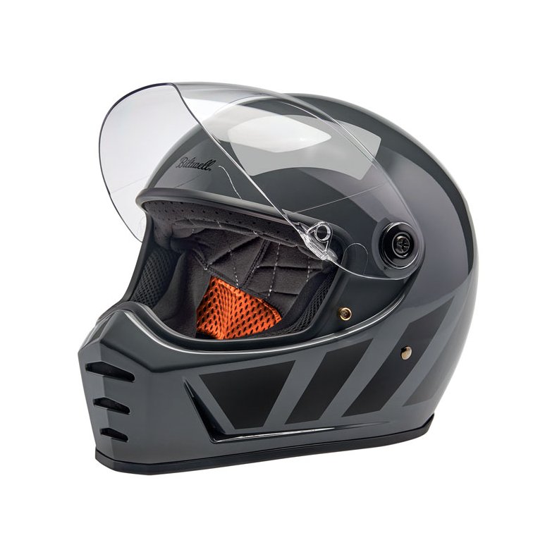 BILTWELL LANE SPLITTER HELMET GREY INERTIA