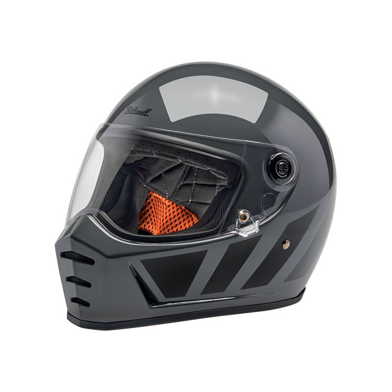 BILTWELL LANE SPLITTER HELMET GREY INERTIA