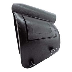 LEATHER SWINGARM BAG, SOFTAIL-STIVSTEL