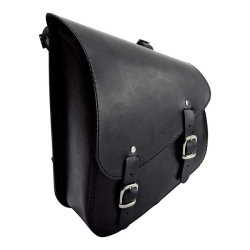 LEATHER SWINGARM BAG, SOFTAIL-STIVSTEL