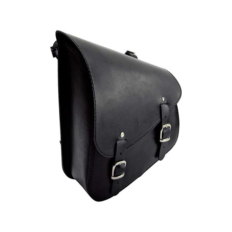 LEATHER SWINGARM BAG, SOFTAIL-STIVSTEL