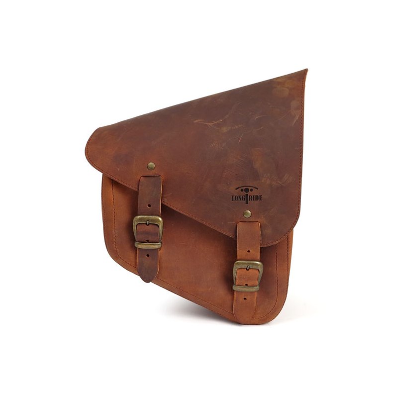 LONGRIDE, LEATHER FRAME BAG BROWN 82-21 xl