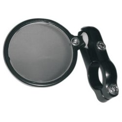 MIRROR BAR END BLINDSIGHT LEFT BLACK