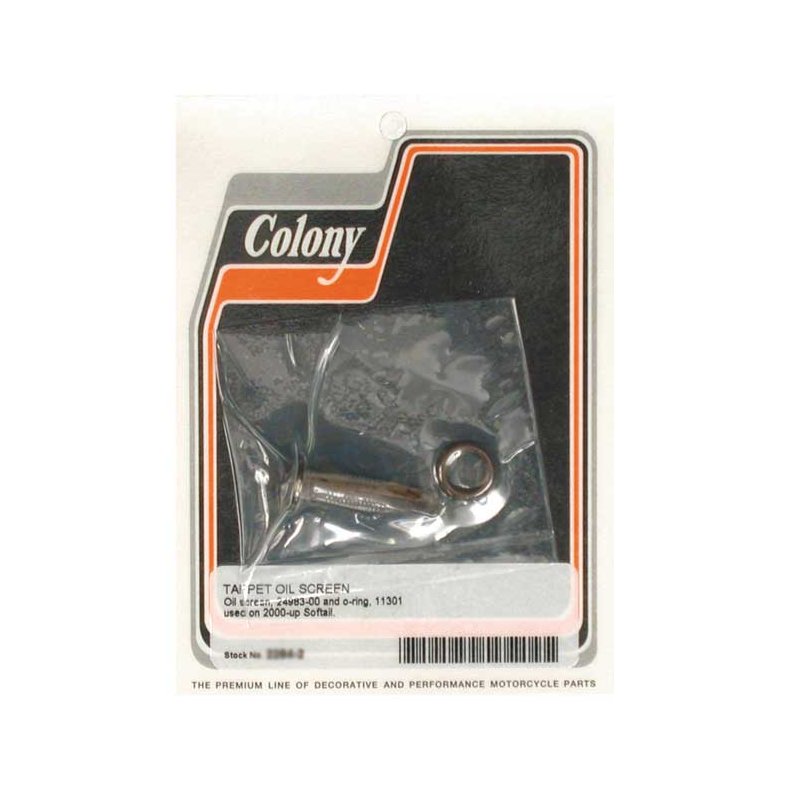 COLONY, OIL SCREEN KIT Fits: > 00-17 Softail 