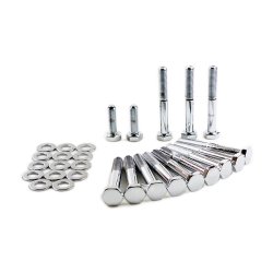Colony, Sportster rocker box bolt kit. Hex, chrome 