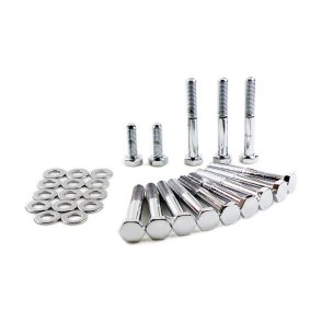 Colony, Sportster rocker box bolt kit. Hex, chrome 