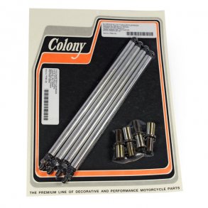 COLONY, ALUMINUM ADJ. PUSHROD SOLID CONVERSION KIT. PAN 