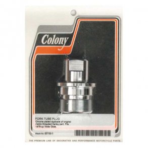 COLONY, FORK TUBE CAP BOLTS CHROME; 41MM TUBES 1 Stk.
