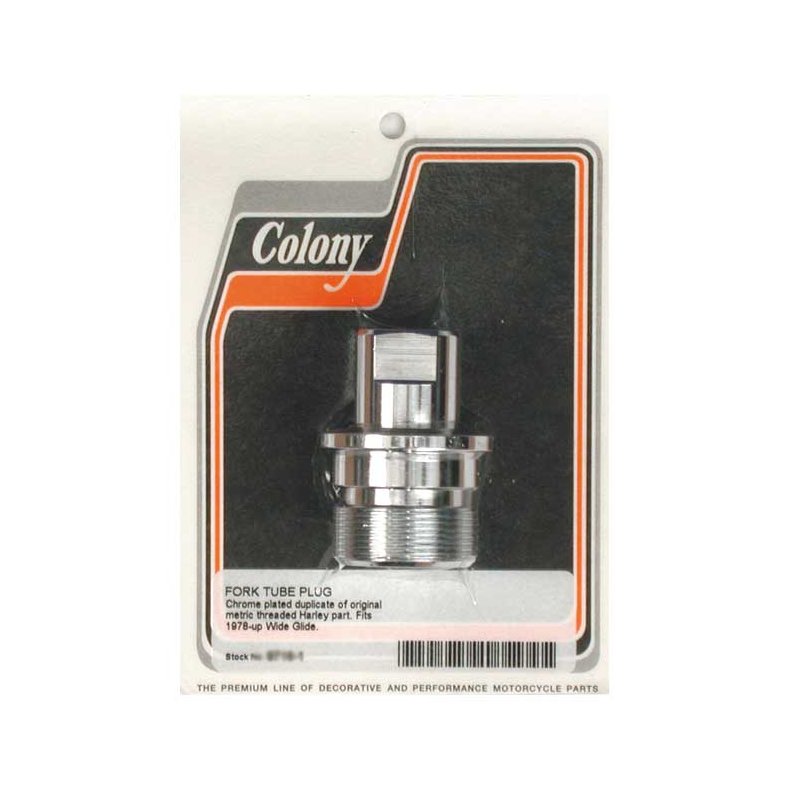 COLONY, FORK TUBE CAP BOLTS CHROME; 41MM TUBES 1 Stk.