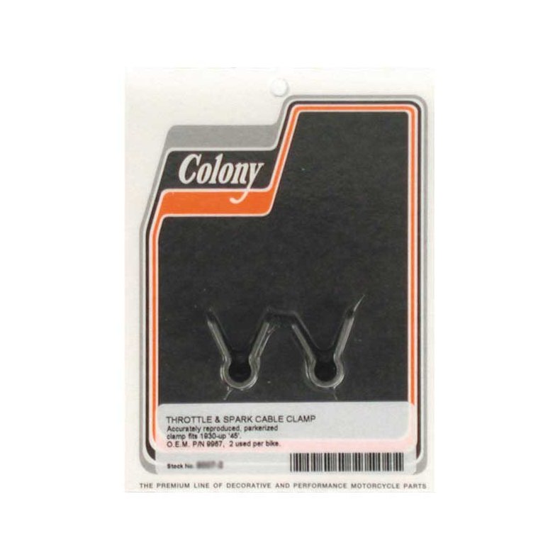 COLONY THROTTLE &amp; SPARK CABLE CLAMP