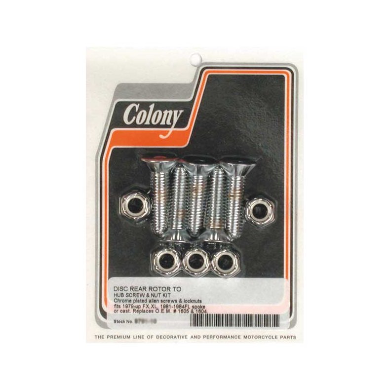 COLONY BRAKE ROTOR BOLT KIT