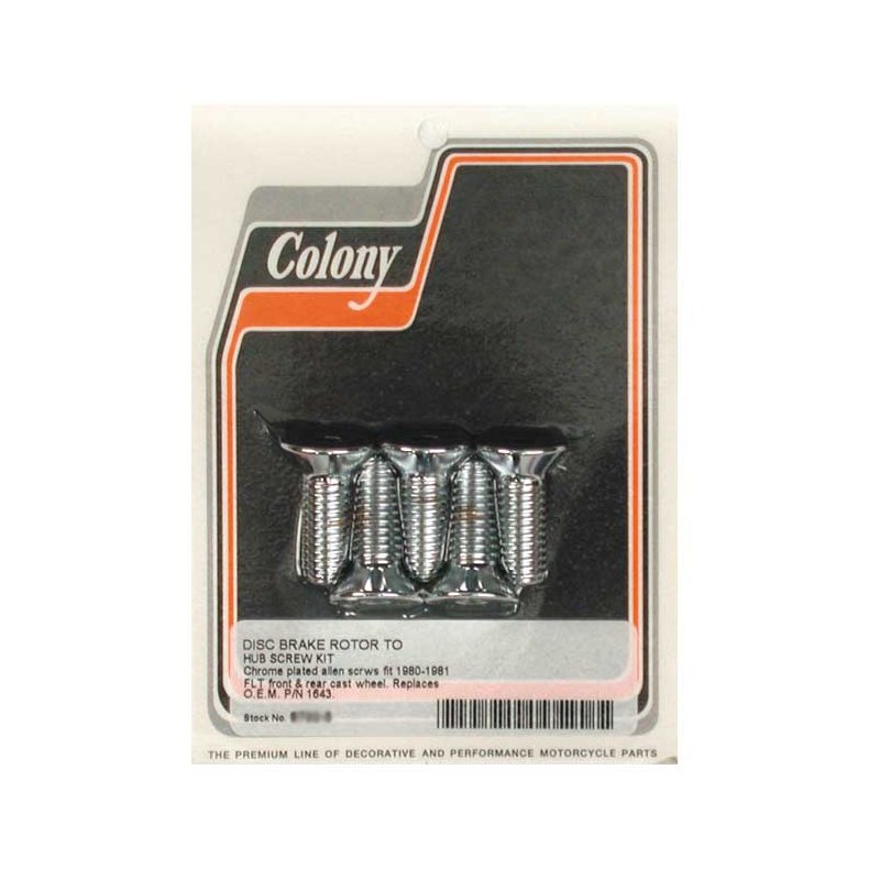 COLONY BRAKE ROTOR BOLT KIT