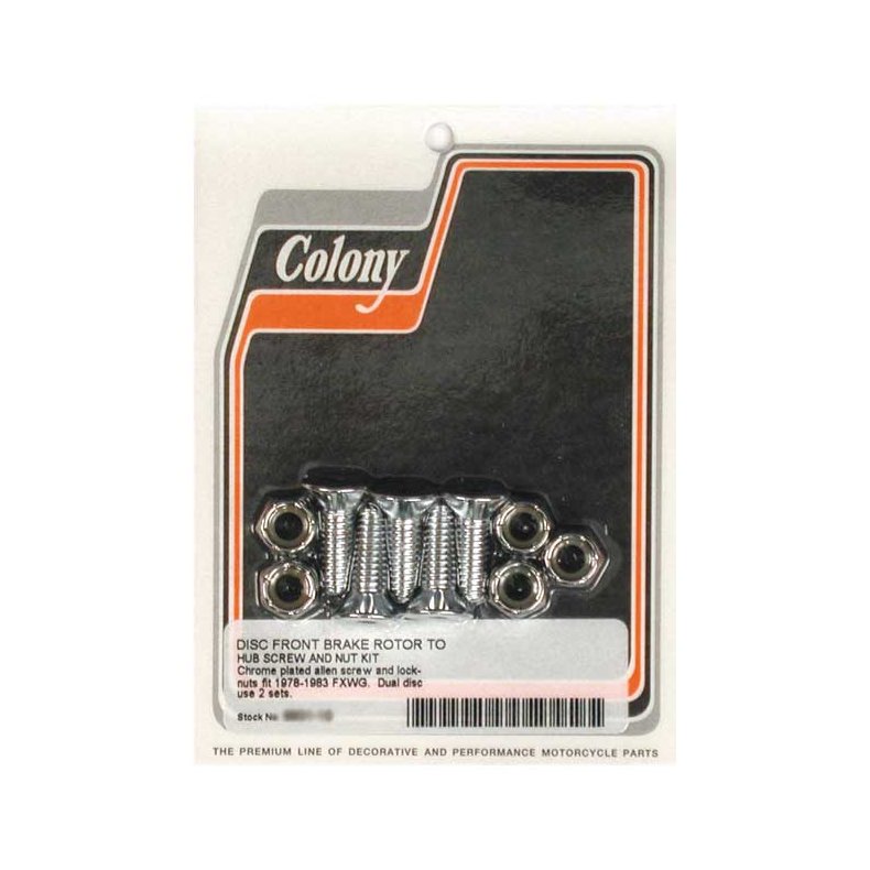 COLONY BRAKE ROTOR BOLT KIT