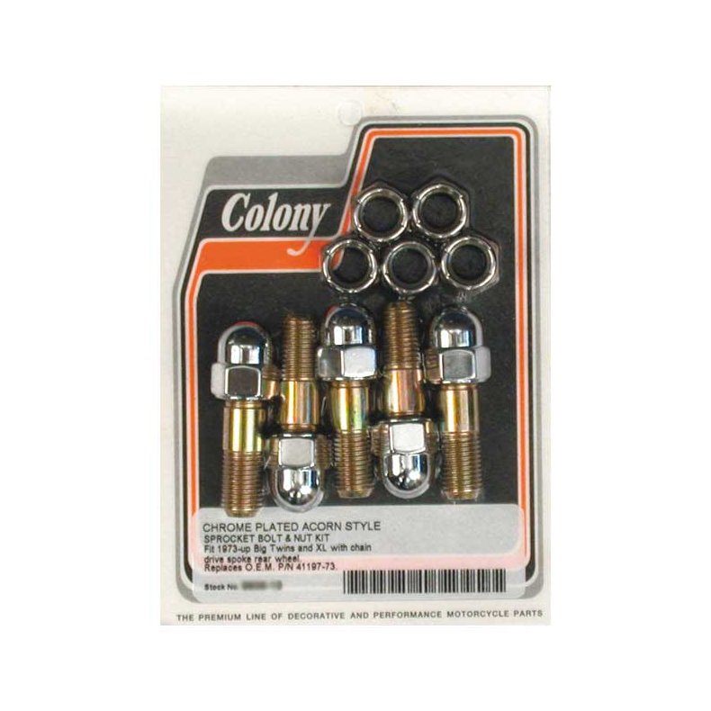 COLONY SPROCKET BOLT &amp; NUT KIT