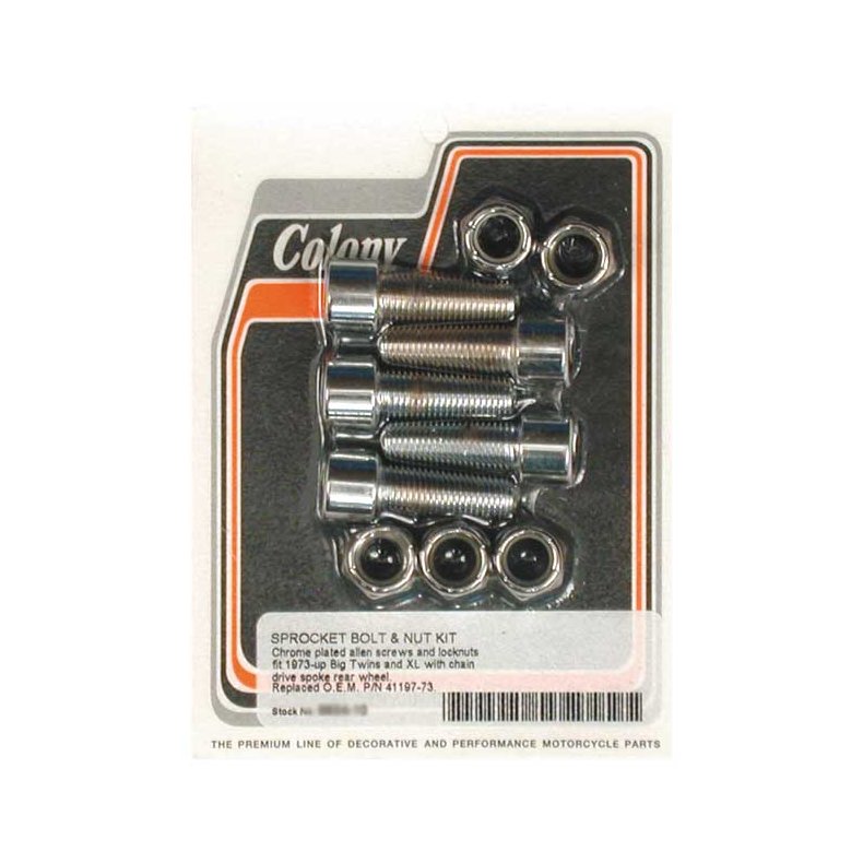 COLONY SPROCKET BOLT &amp; NUT KIT