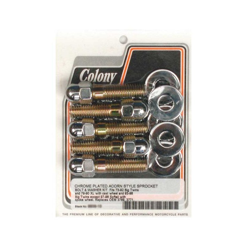 COLONY SPROCKET BOLT &amp; NUT KIT