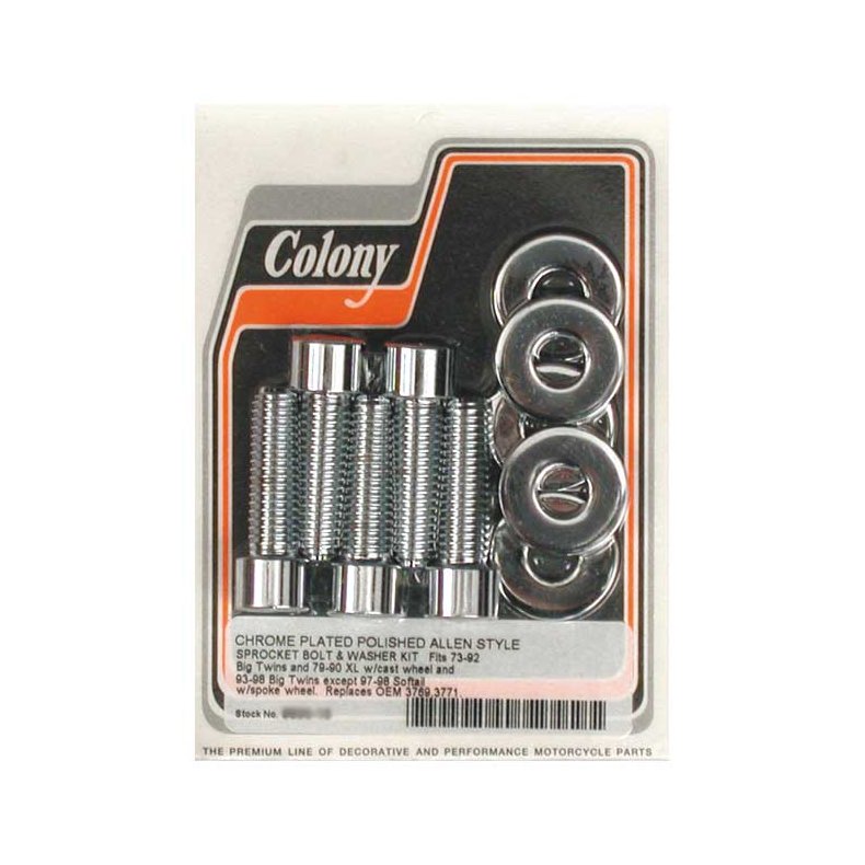 COLONY SPROCKET BOLT &amp; NUT KIT