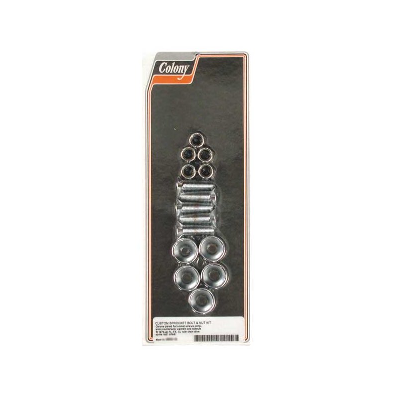 COLONY SPROCKET BOLT &amp; NUT KIT