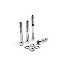 COLONY CALIPER MOUNT BOLT KIT CHROME; ALLENHEAD; FRONT CALIPER  Fits: > 00-07 B.T. (EXCL. SPRINGERS)