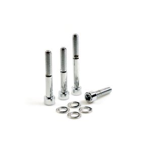 COLONY CALIPER MOUNT BOLT KIT CHROME; ALLENHEAD; FRONT CALIPER  Fits: > 00-07 B.T. (EXCL. SPRINGERS)