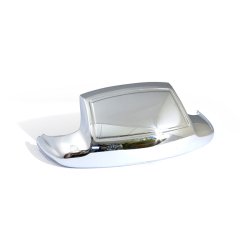 FRONT FENDER TIP BLACK, PLAIN  Fits: > 49-84 B.T.