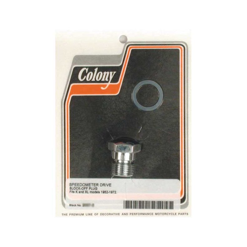 COLONY SPEEDO DRIVE BLOCK-OFF PLUG